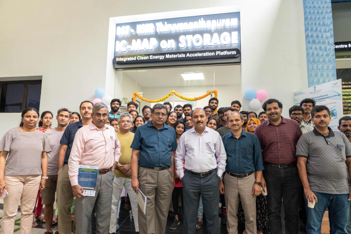 Group Photo in the inauguration of the DST-IISER TVM centre on Solid-State Battery Development