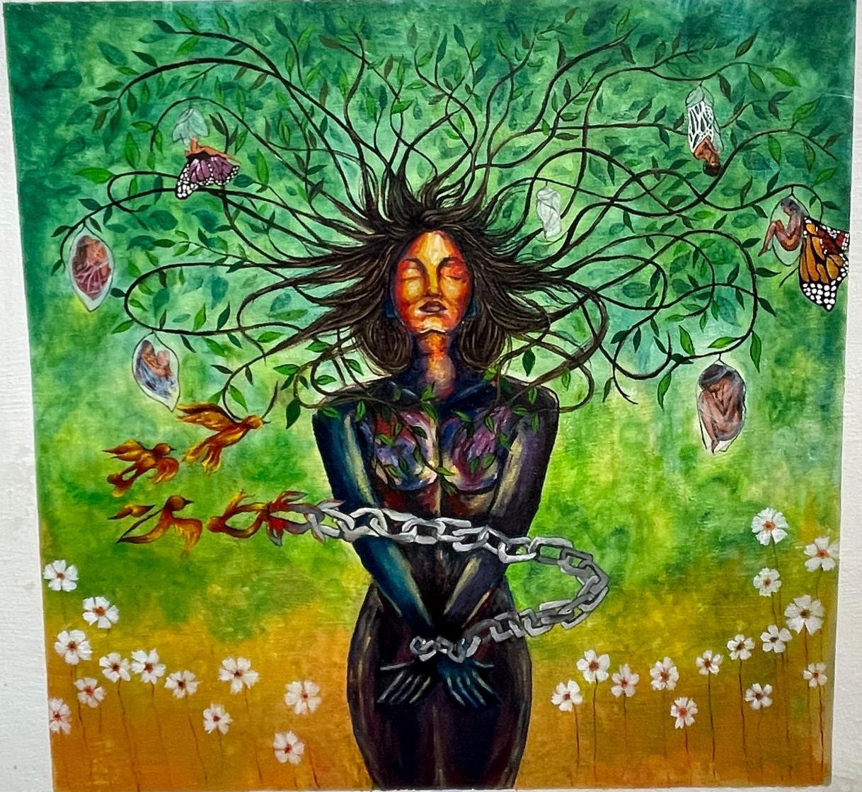 Image of Wall Painting that secured first prize