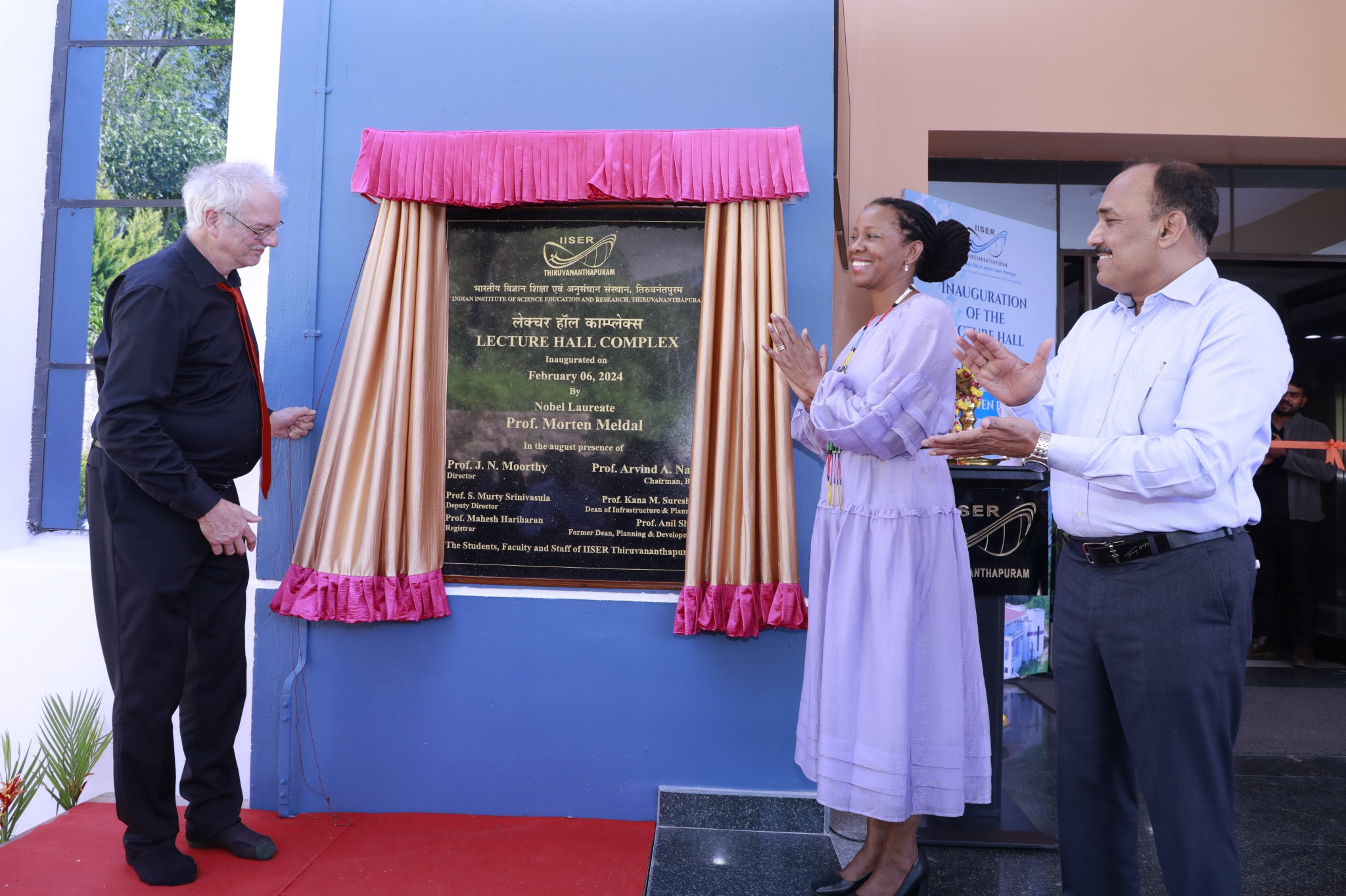 Photo of Prof Meldal Visit