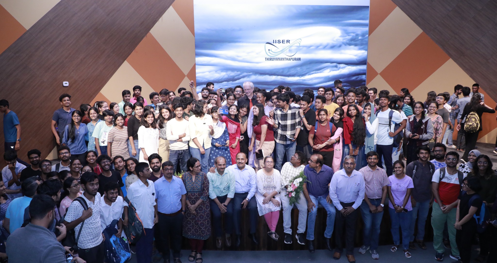 Photo of Prof Meldal Visit